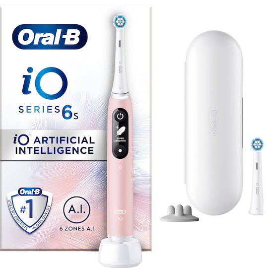 Oral-B iO 6s elektrisk tandbørste 427384 (pink) | Elgiganten