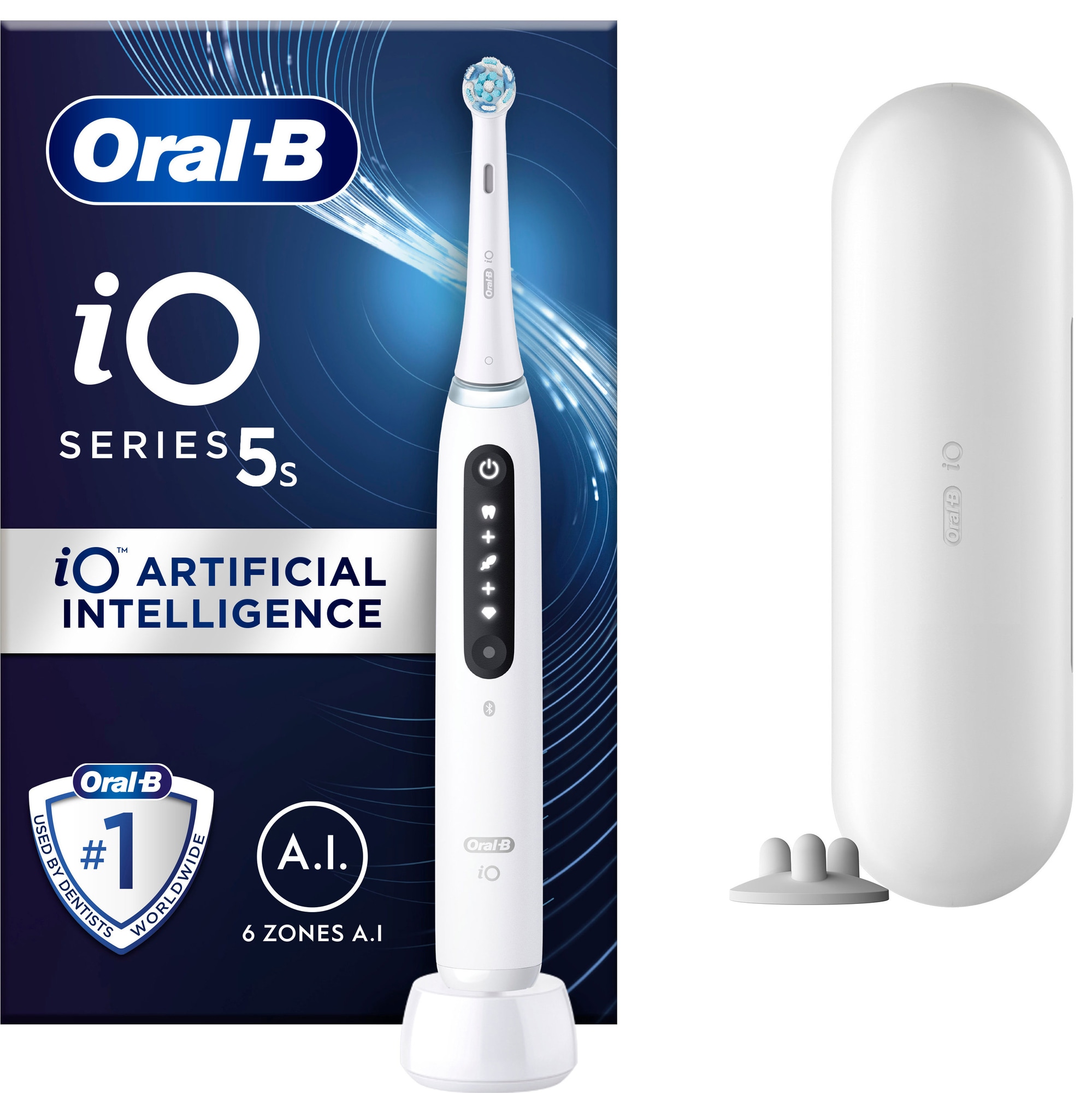 Se Oral-B eltandbørste - iO 5S - Hvid hos Elgiganten