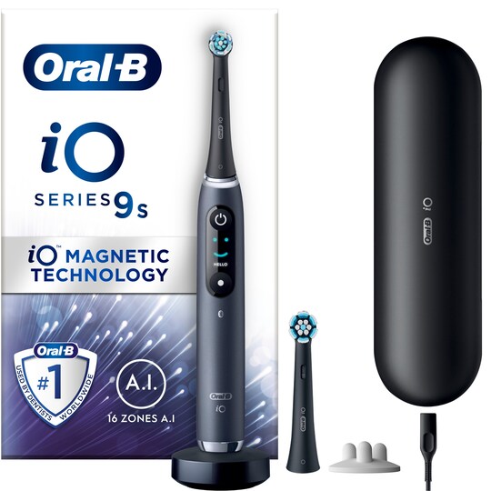 Oral-B iO 9s elektrisk tandbørste 408864 (sort) | Elgiganten
