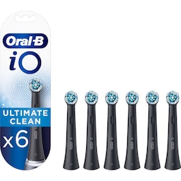 Oral-B iO Ultimate Clean tandbørstehoveder 417880 6 stk. (sort)