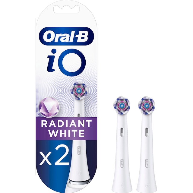 Oral-B iO Radiant White tandbørstehoveder 415671 (2 stk.)