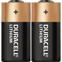 Duracell CR2 CR 2 Fotobatteri Lithium 800 mAh 3 V 2 stk