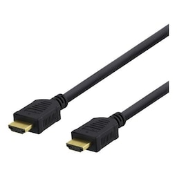 High-Speed HDMI-kabel, 5m, Ethernet, 4K UHD, sort