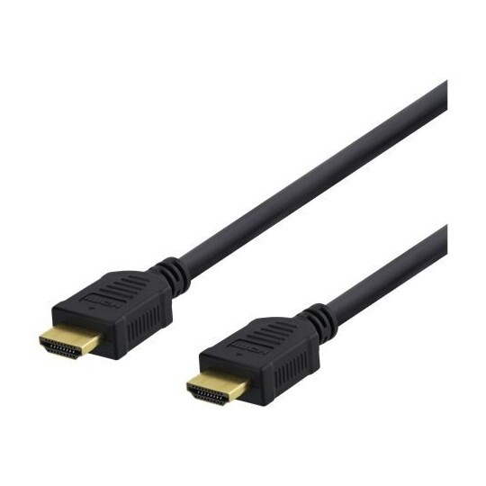 High-Speed HDMI-kabel, 5m, Ethernet, 4K UHD, sort | Elgiganten