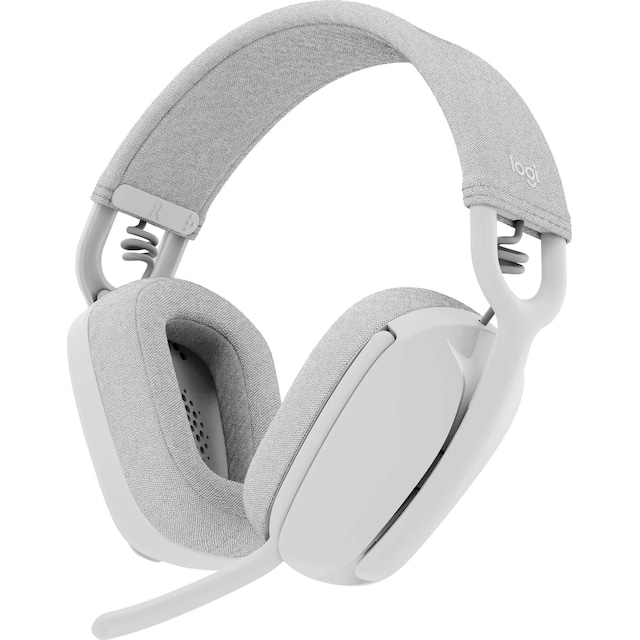 Logitech Zone Vibe 100 trådløst headset (hvid)