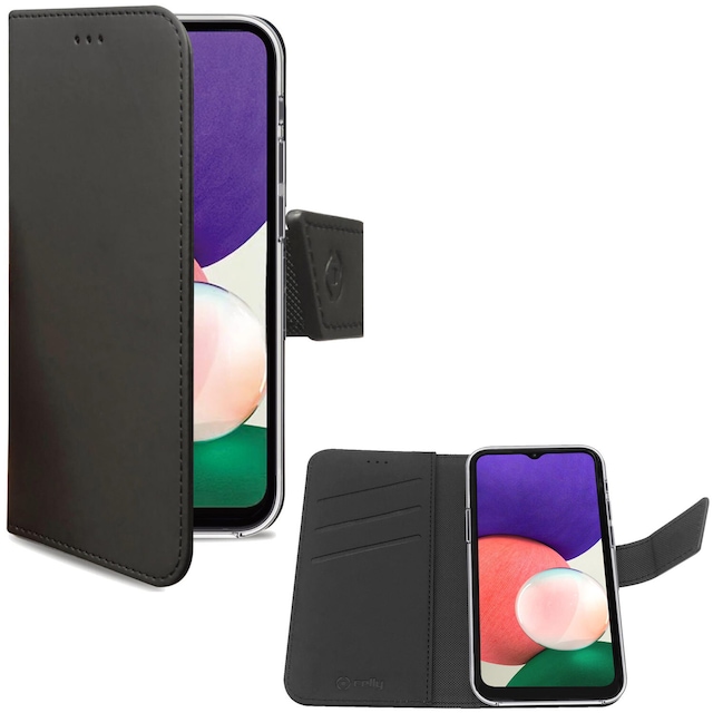 Tegnebog Etui Galaxy A22 5G Sort