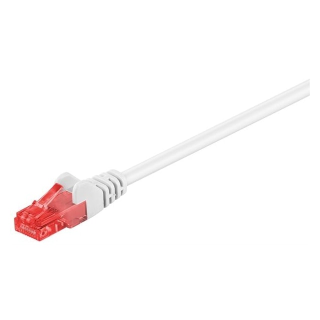 CAT 6 patch cable, U/UTP, Vit 20 m