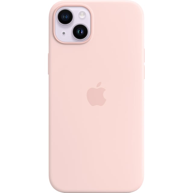 iPhone 14 Plus silikone-etui (chalk pink)