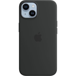 iPhone 14 silikone-etui med MagSafe (midnight)
