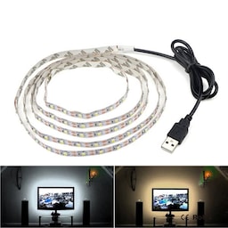 Usb-dreven tv-belysning 4 meter - Varm hvid