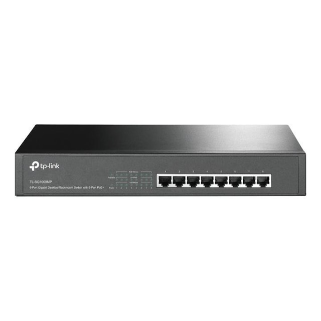 TL-LINK 8-Port Gigabit PoE+ Switch, 8 Gigabit RJ45 Ports, 802.3at/af