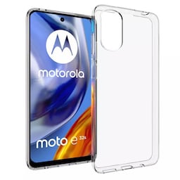 Silikone cover gennemsigtig Motorola Moto E32s