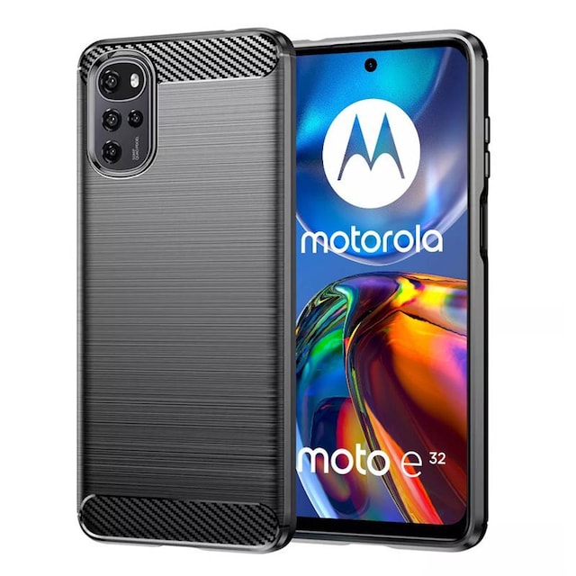 Børstet silikone cover Motorola Moto E32
