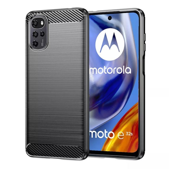 Børstet silikone cover Motorola Moto E32s