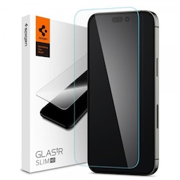 Spigen iPhone 14 Pro Max Skærmbeskytter GLAS.tR Slim