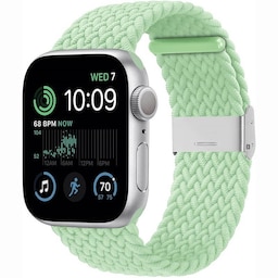 Flettet Elastik Armbånd Apple Watch SE 2022 44mm - pistachio