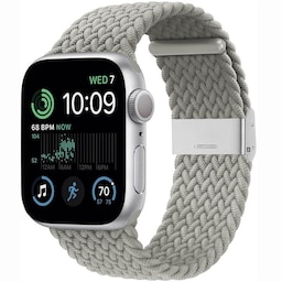 Flettet Elastik Armbånd Apple Watch SE 2022 40mm - Stone