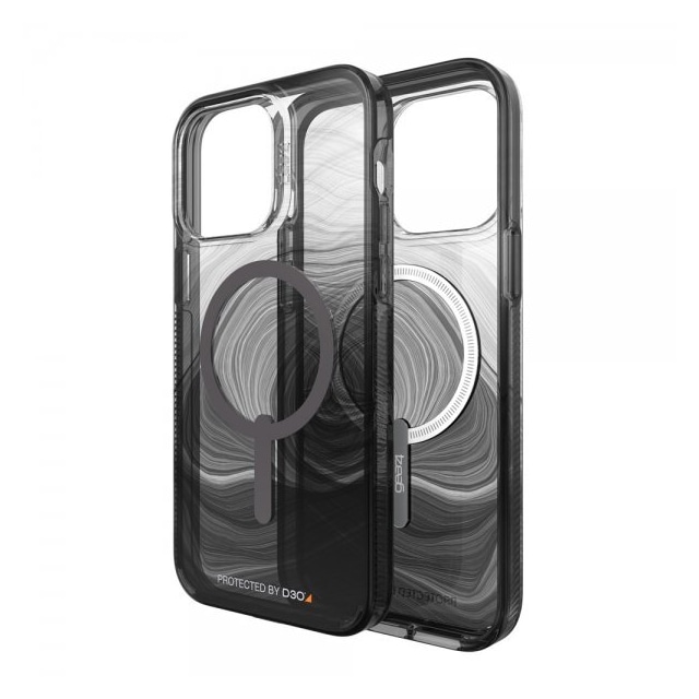 Gear4 iPhone 14 Pro Max Cover Milan Snap Black Swirl