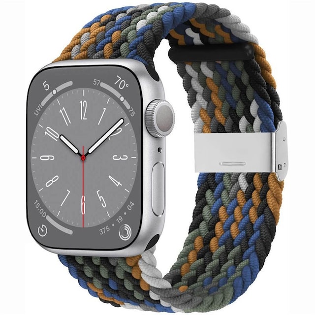 Flettet Elastik Armbånd Apple Watch 8 (45mm) - cowboy