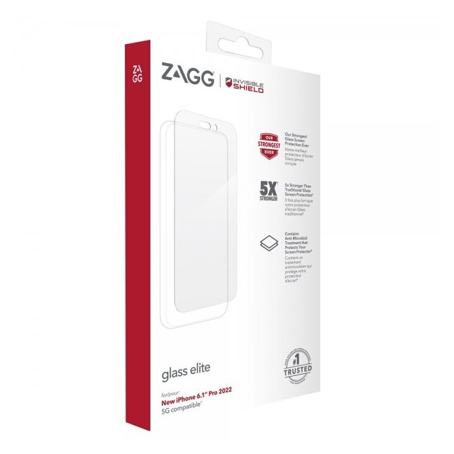 ZAGG InvisibleShield iPhone 14 Pro Skærmbeskytter Glass Elite