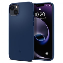 Spigen iPhone 14 Cover Silicone Fit MagFit Navy Blue