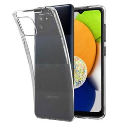 Silikone cover gennemsigtig Samsung Galaxy A03