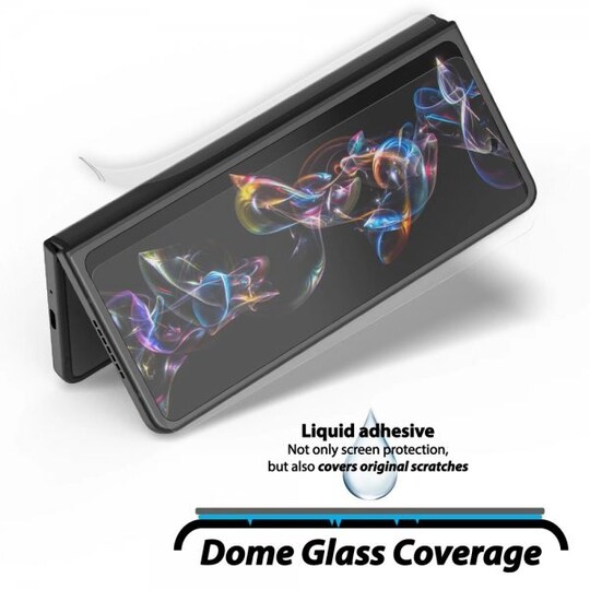 Whitestone Dome Samsung Galaxy Z Fold 4 Skærmbeskytter Dome Glass 2-pak |  Elgiganten