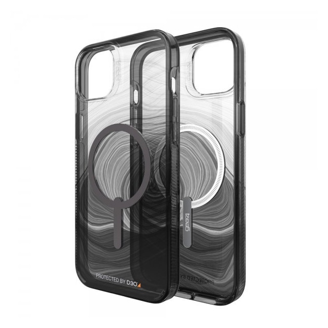 Gear4 iPhone 14 Plus Cover Milan Snap Black Swirl