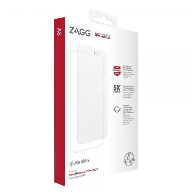 ZAGG InvisibleShield iPhone 14 Pro Max Skærmbeskytter Glass Elite
