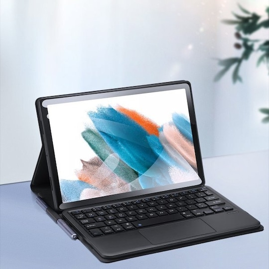 DUX DUCIS Samsung Galaxy Tab A8 10.5 X200 X205 Etui Innebygd Tastatur Svart  | Elgiganten