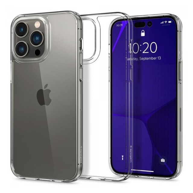 Spigen iPhone 14 Pro Cover AirSkin Hybrid Crystal Clear