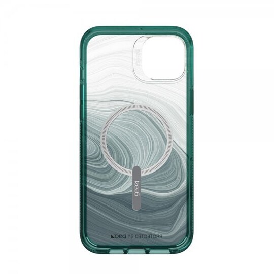 Gear4 iPhone 14 Plus Cover Milan Snap Green Swirl