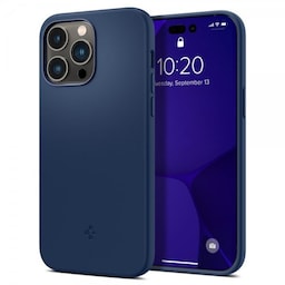 Spigen iPhone 14 Pro Max Cover Silicone Fit MagFit Navy Blue