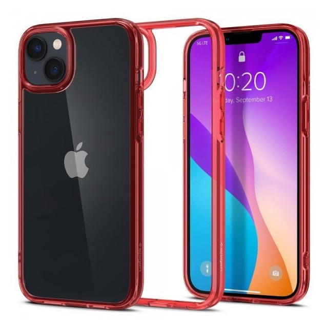 Spigen iPhone 14 Cover Ultra Hybrid Red Crystal