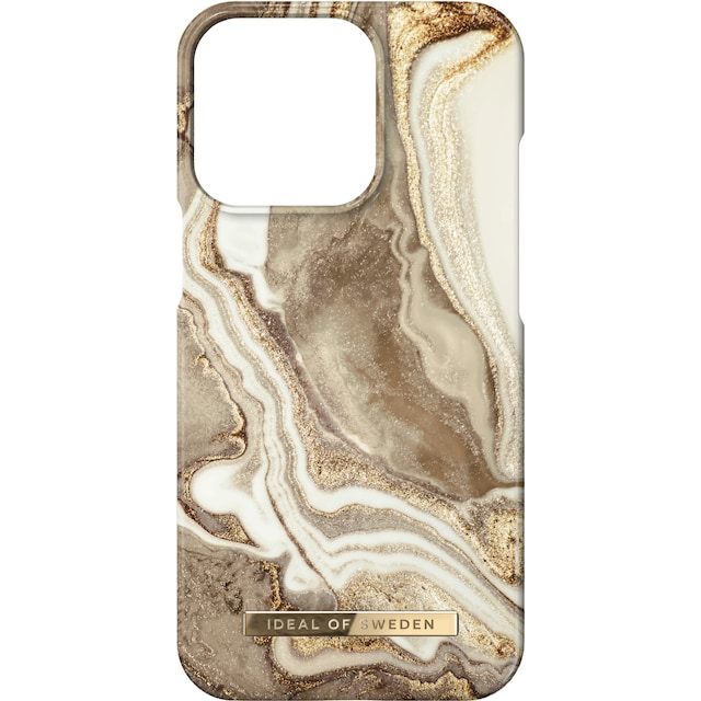 IDEAL OF SWEDEN iPhone 14 Pro cover (golden sand marble)