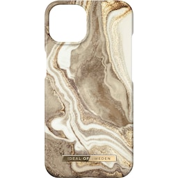 IDEAL OF SWEDEN iPhone 14 cover (golden sand marble)