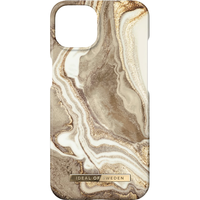 IDEAL OF SWEDEN iPhone 14 cover (golden sand marble)