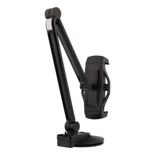 DELTACO Smartphone & Tablet Stand 4 -12.9, c-clamp, 360