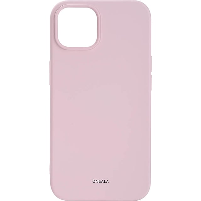 Onsala Silicone cover til iPhone 14 (chalk pink)