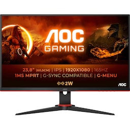 AOC 24G2SPAE/BK 24" gaming-skærm