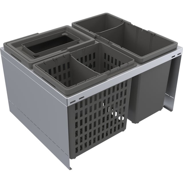 Epoq XP Cube 600 affaldssorteringssystem (mørkegråt)