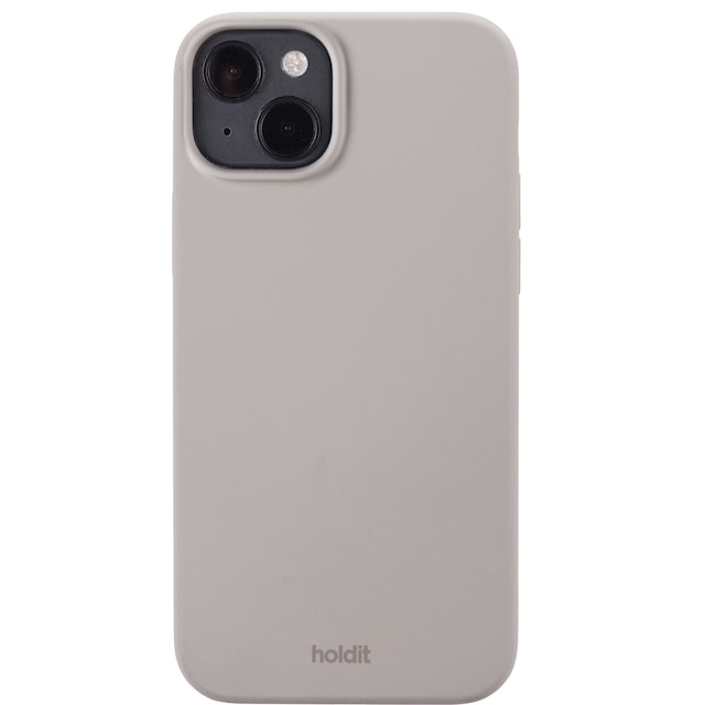 HOLDIT Silicone iPhone 14 Plus cover (grå)