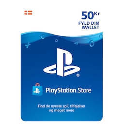 PlayStation Store PSN gavekort 50 DKK