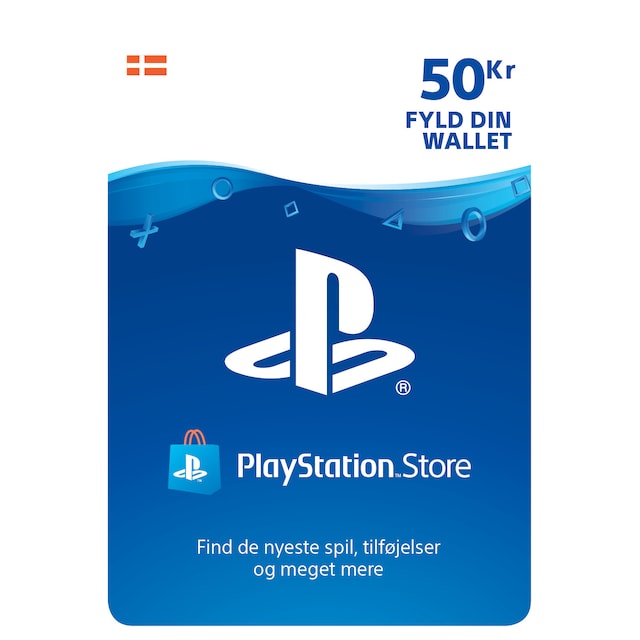 PlayStation Store PSN gavekort 50 DKK