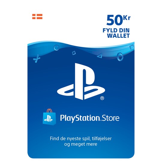 PlayStation Store PSN gavekort 50 DKK | Elgiganten