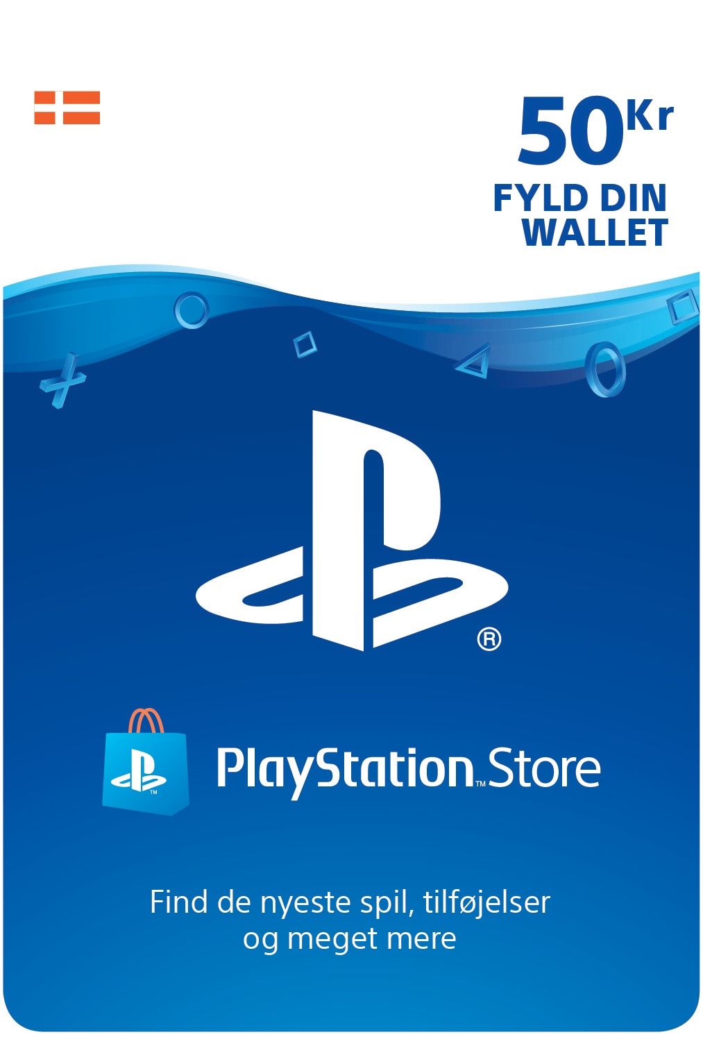 PlayStation Store PSN gavekort DKK