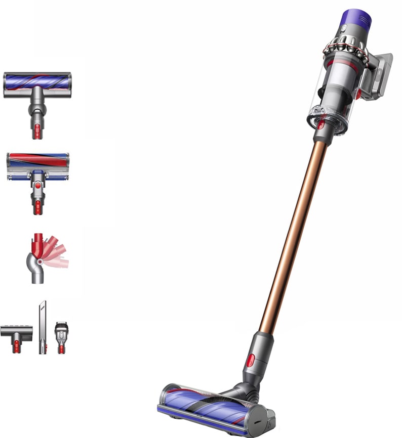 Dyson V10 Absolute ledningsfri støvsuger i farverig version med tilbehør