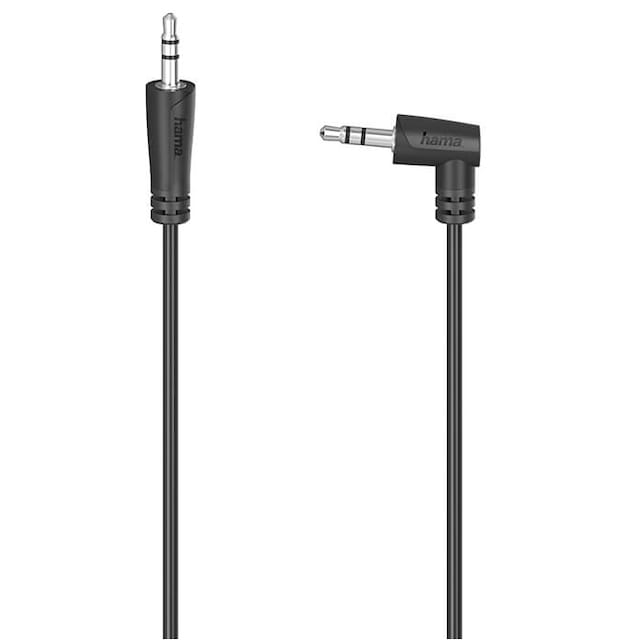 Hama Audio 3,5mm til 3,5mm vinklet kabel 1,5m