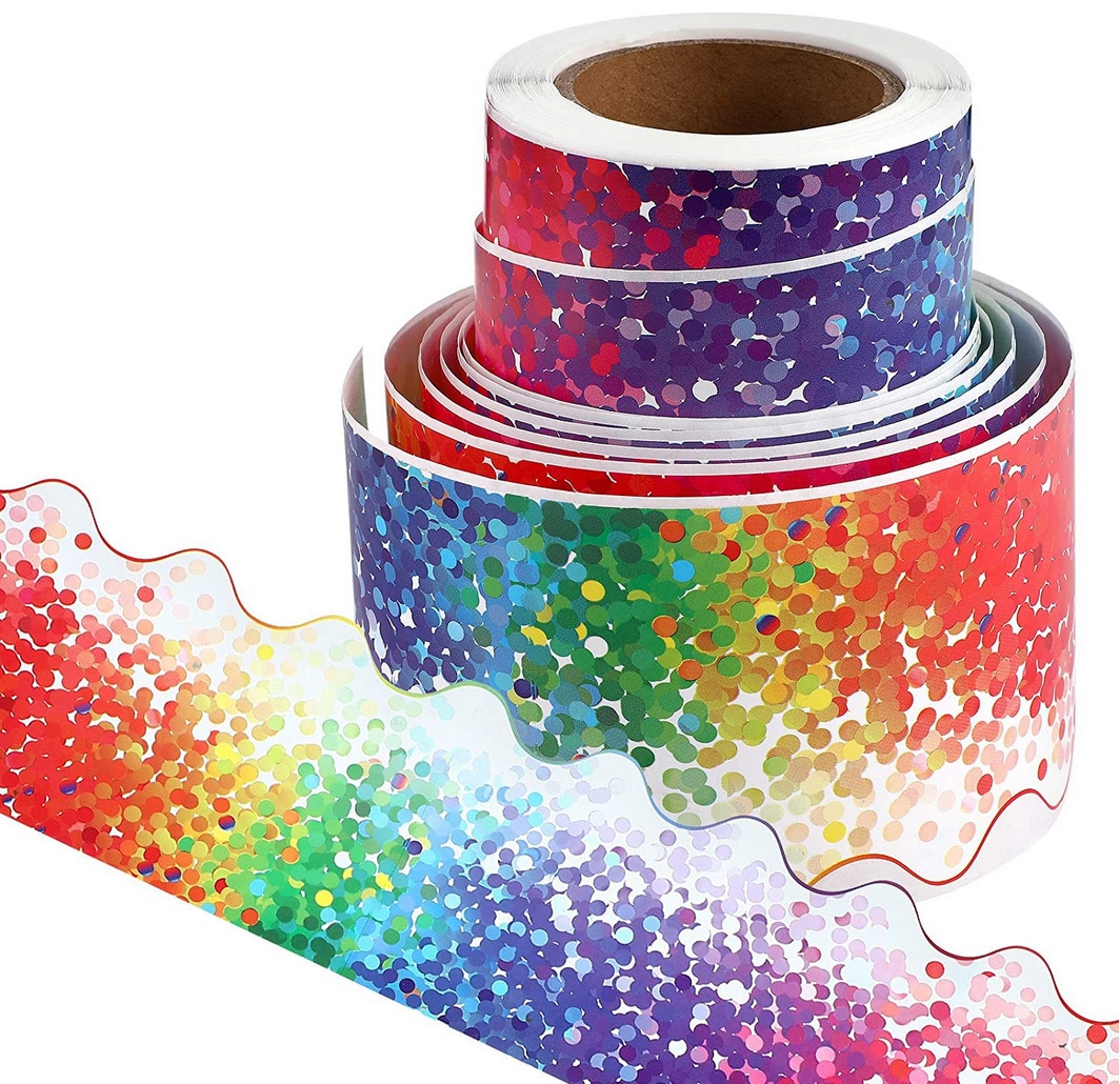 Dekorativ tape Regnbuefarver MultiColor 11 m | Elgiganten