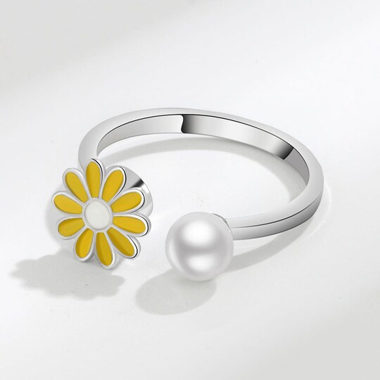 Lille Daisy Roterende Ring Personlig åben Ring Justerbar Fashion smykker  MultiColor Diameter 17.9 mm | Elgiganten